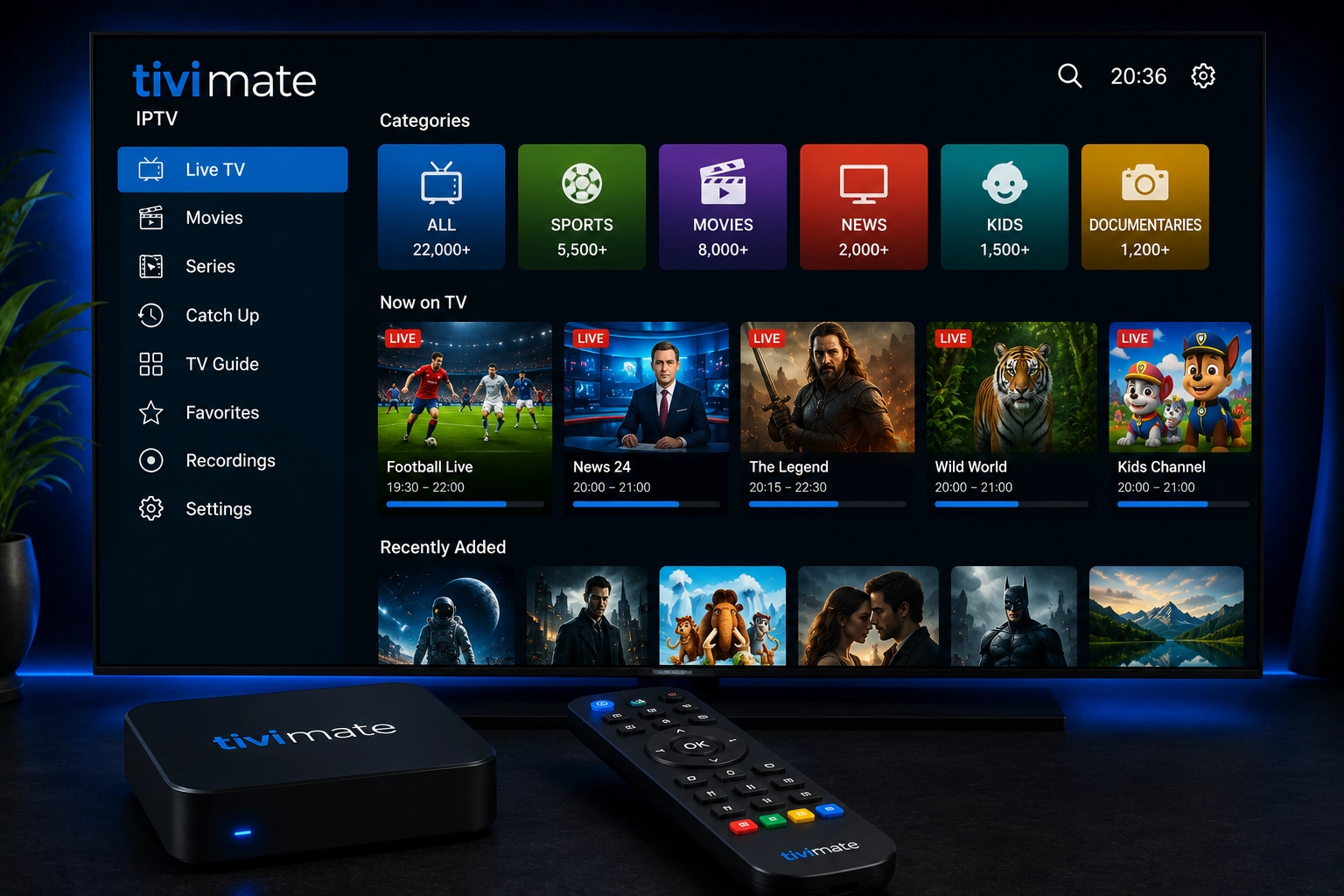 TiviMate IPTV Installation auf Android TV und Fire TV Stick in Deutschland